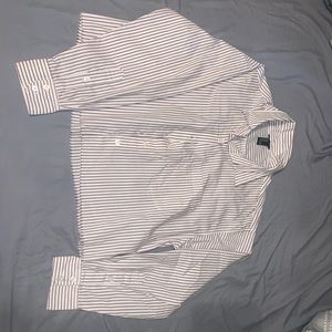 Cut off button up shirt